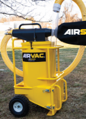2021 Air spade Air Vacuum system close up